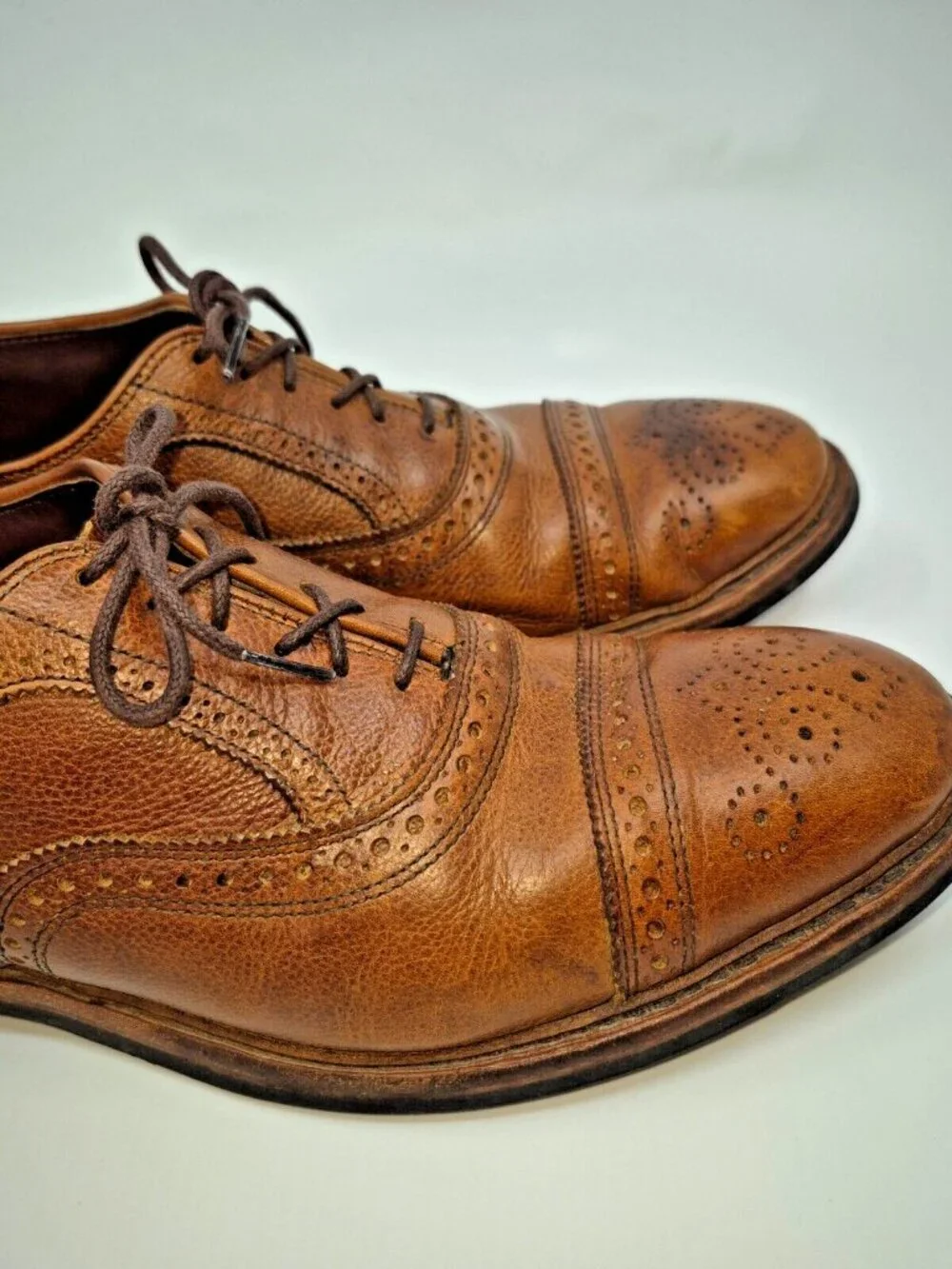 Allen Edmonds Strandmok Cap Toe Oxford Shoes Men's - Size 10.5 C weatherproof US